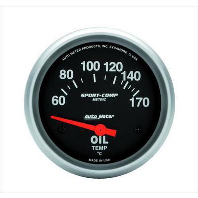 Auto Meter Sport-Comp Electric Metric Unit (Celsius) Oil Temperature Gauge - 3543-M
